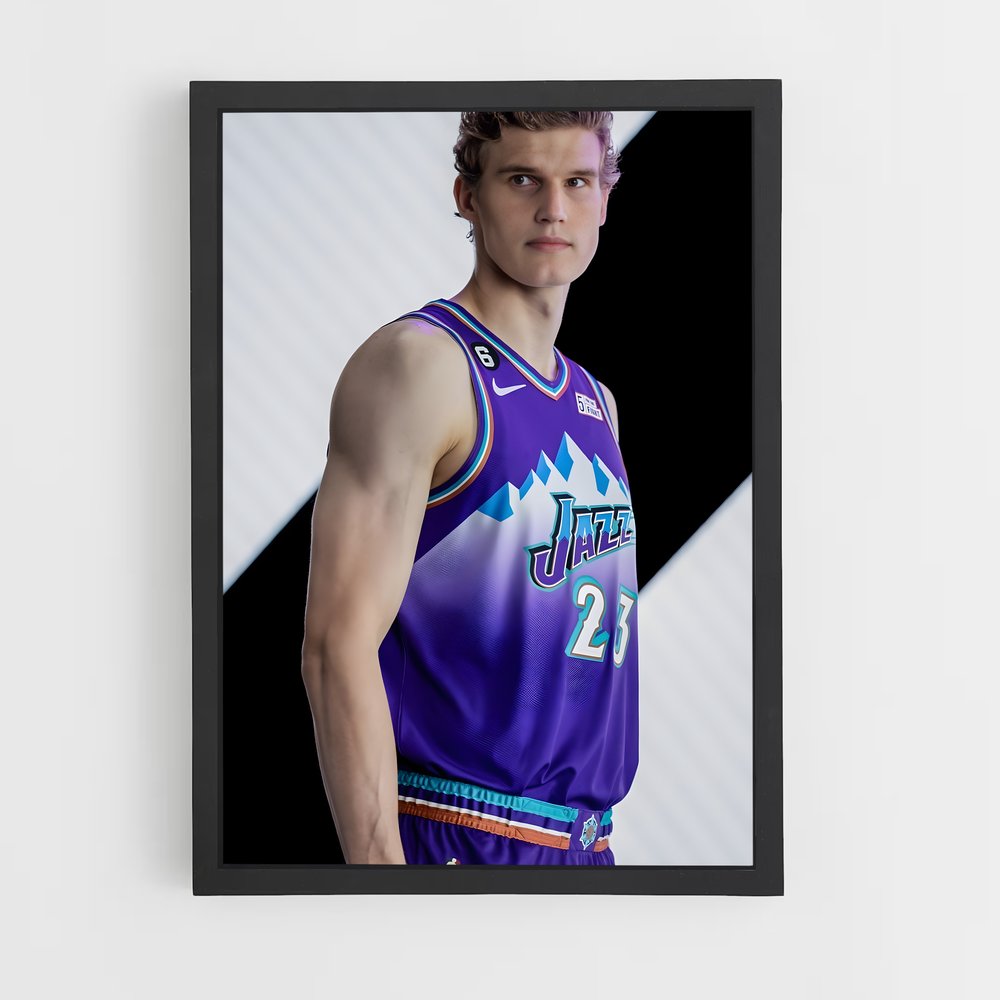 Poster Lauri en Action – affiche Basketball (vue 2)